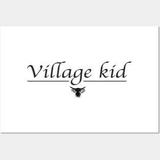 Village kid, Village child T-Shirt Posters and Art